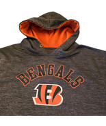 Cincinnati Bengals Men&#39;s Large Gray Pullover Hoodie Sweatshirt NFL - $495.74 MXN