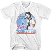 Rick Springfield Concert Tour 1981 Men&#39;s T Shirt 80&#39;s Pop Music Singer Album - £23.11 GBP+