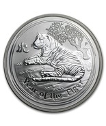 2010 1/2 oz Australia Silver Lunar Year of the Tiger BU (In Capsule) - £55.44 GBP
