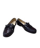 Cole Haan Mens Brown Leather Tassel Loafer Dress Shoes Size 12D SKU 7024 - $37.39