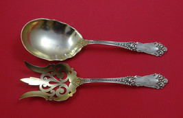 La Marquise by Reed and Barton Sterling Silver Salad Serving Set 2pc AS GW 9" - £549.69 GBP