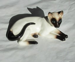 Stoic Porcelain Siamese Cat, Andrea by Sadek  - £40.16 GBP