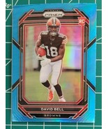 2022 Panini Prizm David Bell Rookie Light Blue Prizm card #334 Browns - $6.70 CAD