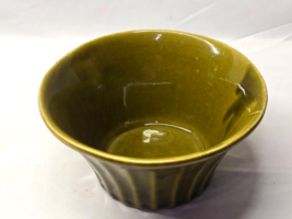 Vintage Mccoy ECONO-LINE Olive Bowl Dish Planter - 5 Cup, 6.5&quot; - Marked 502 Usa - $12.85