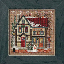 DIY Mill Hill Cobbler Shop Christmas Button Bead Counted Cross Stitch Kit - £15.88 GBP