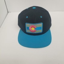 Colorado Limited Teal, Pink, &amp; Black Snapback Hat, New - £14.08 GBP