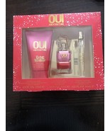 Juicy Couture OUI Eau De Parfum Spray 3.4oz +0.33oz +Body Cream 3 pc Set - $94.87 CAD