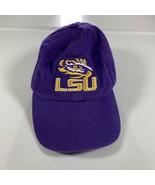 LSU Tigers Hat Cap One Size Purple Gold Casual Baseball Football Adjust ... - £17.11 GBP