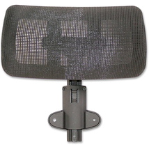 Lorell Adjustable Mesh Headrest For High Back Chair Black Nylon - $1,136.85 MXN