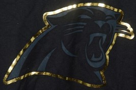 NFL Licensed Carolina Panthers Youth Medium Black Gold Tee Shirt image 2