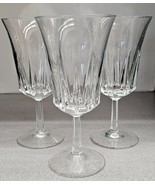 Regency by Cristal D&#39;Arques-Durand Cut Crystal Water Glasses 6-7/8&quot; Set ... - £15.80 GBP