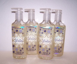 Bath &amp; Body Works Winter Creamy Luxe Hand Soap w Shea Extract 8 fl oz - Lot of 4 - £23.88 GBP