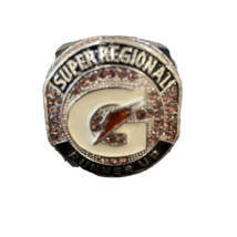 Great Southern Sports Association GSSA Silver Baseball Tournament Ring Sz 10.75 - £15.98 GBP