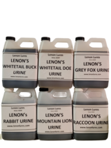 Lenon&#39;s Urine Choose Fox, Rabbit, Raccoon, Deer Buck or Doe -4 oz to Gallon Size - £6.33 GBP+