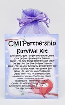Civil Partnership Survival Kit - A Unique Fun Novelty Wedding Gift &amp; Kee... - £6.47 GBP