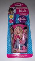 Barbie Brush Buddies Toothbrush Set Soft Pink Purple Brand New! #3049 - €10,86 EUR