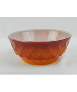 Single 1 Vintage Fire King Kimberly Pattern Orange / Red Cereal Soup Bow... - £8.78 GBP
