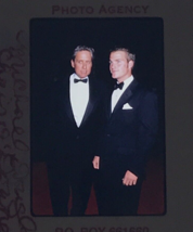 1999 Michael Douglas &amp; Chris O&#39;Donnell Photo Transparency Slide 35mm - £7.41 GBP
