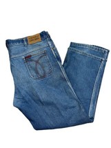Long Haul Jeans 40x31 Mens VTG 80s 90s Blue Denim Dark Wash Made in USA Distress - £16.97 GBP