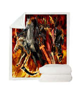 Knights on Fire the Four Horsemen Throw Blanket - $55.90+