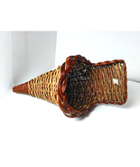 Small Cornucopia Basket - Free Standing or Hanging - Adorable! - Fast Sh... - $23.94 CAD