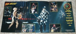 Red Hot Chili Peppers Pearl Jam Soundgarden Lollapalooza 1992 centerfold poster - £3.09 GBP