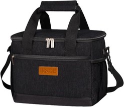 iknoe Large Foldable Cooler Bag, 8.5L Insulated Lunch 6.69&quot;D x 10&quot;W x 7.... - $26.89