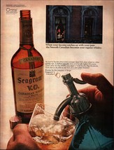 Vintage 1967 Seagram&#39;s V.O. Canadian Whiskey Full Page Original Ad b8 - $22.15