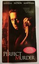 A Perfect Murder Vhs Starring Michael Douglas 1999 Warner Brothers Movie - £5.34 GBP