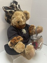 Vermont Teddy Bear  -Chic Coco Fur Coat w Replacement Accessories Vintag... - $27.23