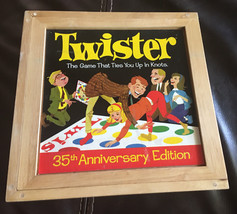 *Original Twister Game~35th Anniversary Wood Box Edition~Hasbro Nostalgi... - $14.31