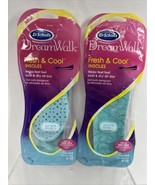 (2) Dr. Scholl&#39;s DreamWalk Fresh &amp; Cool Insole 1 pair ea Women  6-10 COM... - $10.29