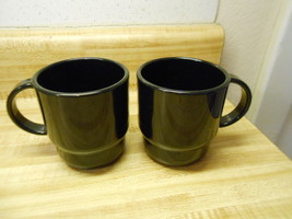 tupperware black coffee cups - $18.95
