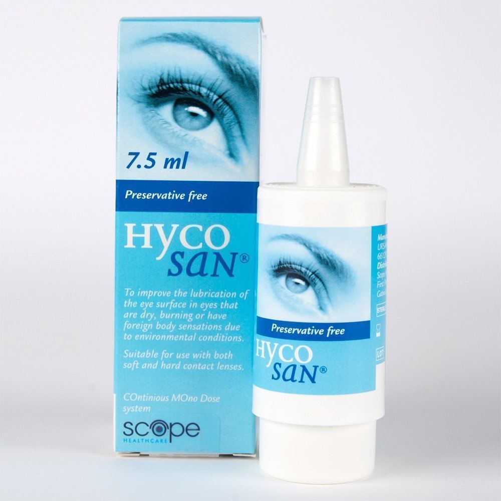 Primary image for Hycosan Moisturiser Preservative Free Eye Drops 7.5 ml