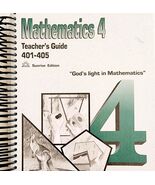 2015 Christian Light Mathematics 4 Teacher&#39;s Guide 401-405 Unused Math B... - $55.73 CAD