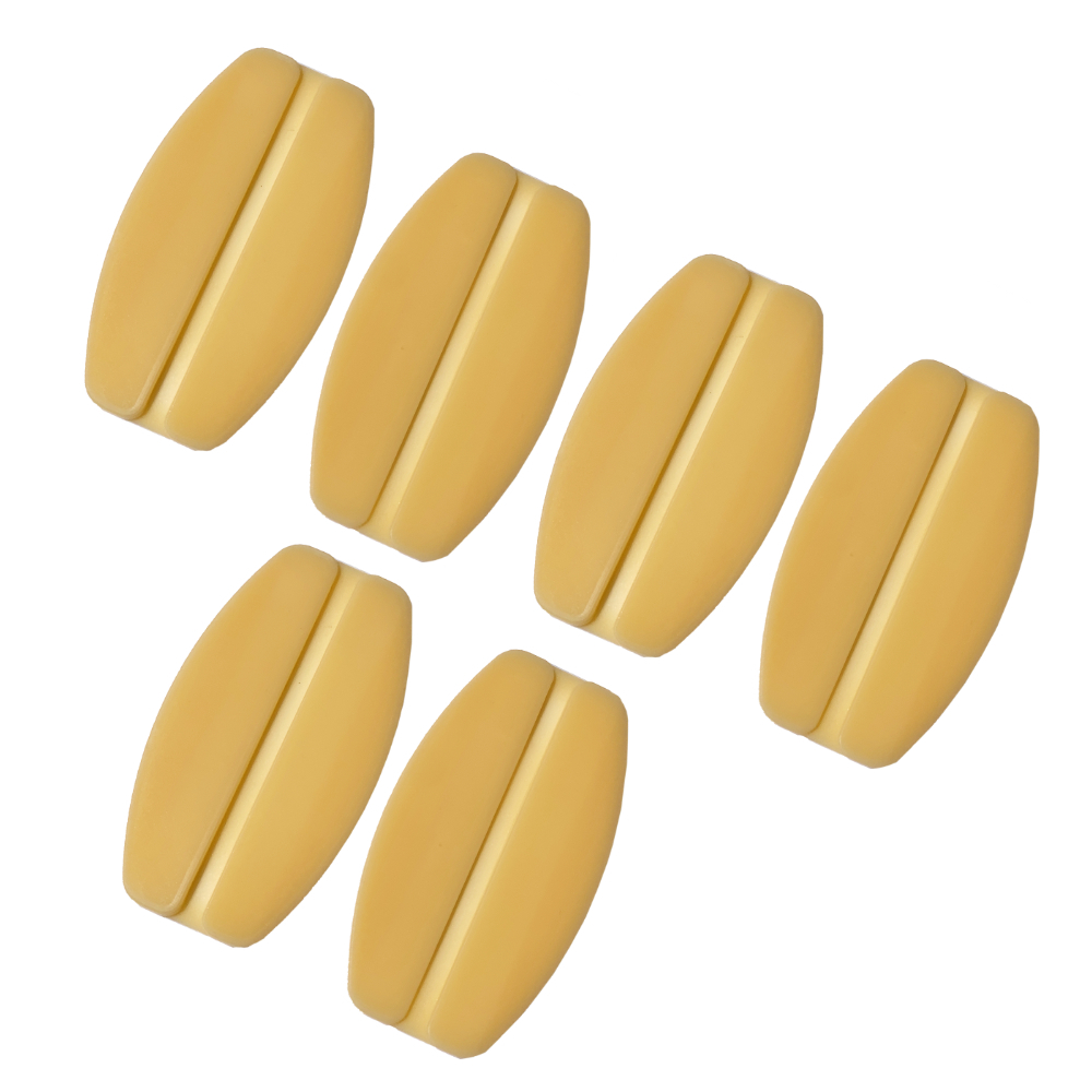 More of Me to Love No-Slip Bra Strap Holder 3-Pack (6 Units), Beige, Silicone