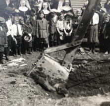 1920-1945 Defender RPPC School Children Watching Backhoe Excavator Postcard Nuns - £17.05 GBP