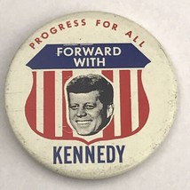 JFK Kennedy Kleenex 1968 Button Pin Vintage Pinback 60s - £9.91 GBP