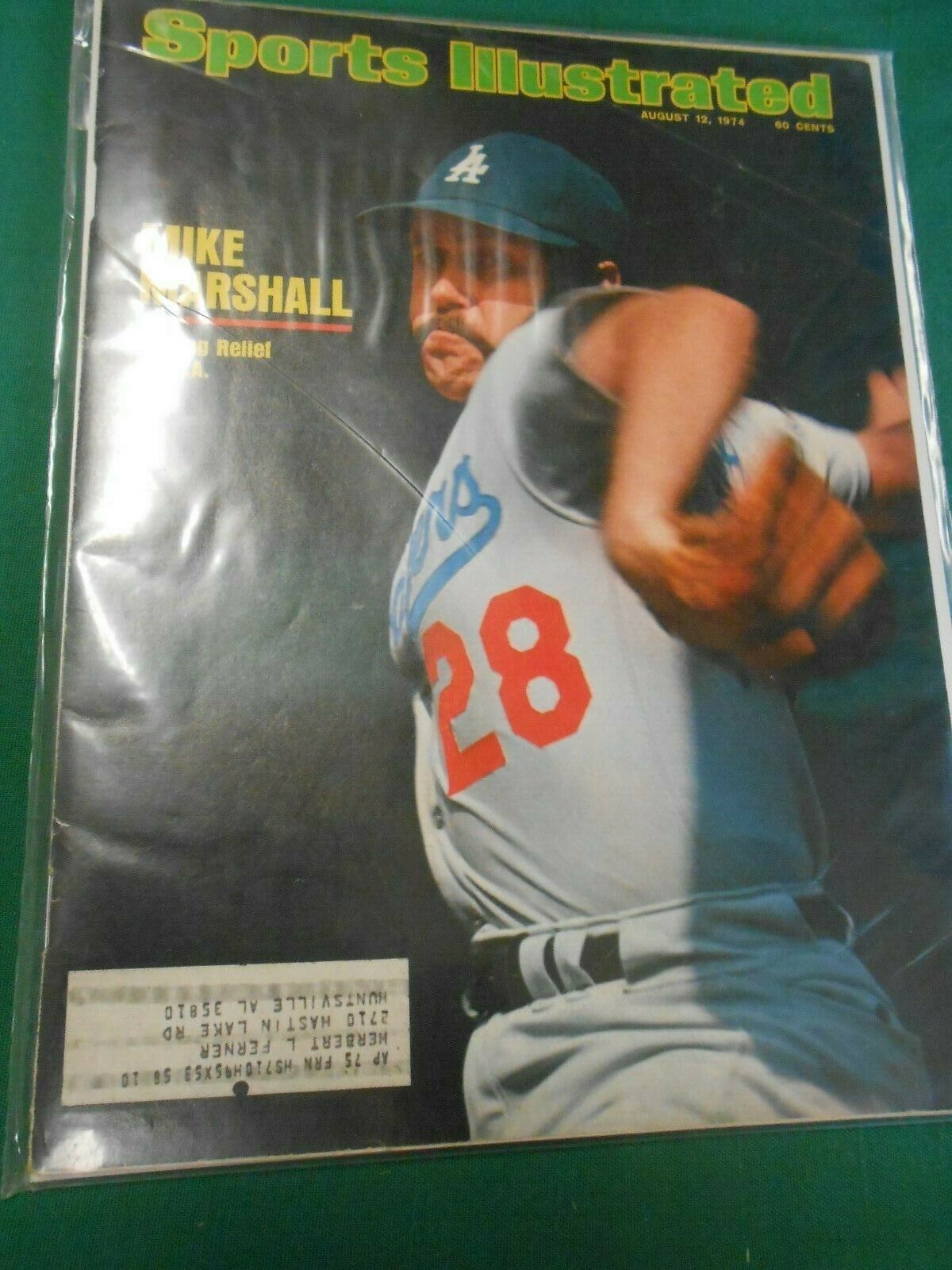 Primary image for SPORTS ILLUSTRATED Aug 12,1974 DODGERS...MIKE MARSHALL.......FREE POSTAGE USA