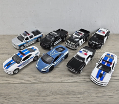 Kinsmart Diecast Pull Back Police Vehicles - Cars &amp; Trucks - Lot Of 8 - $24.18