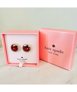 KATE SPADE NEW YORK she has spark halo studs earrings, Fuchsia/Purple, NWT - $61.54 CAD