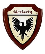 Moriarty Irish Coat of Arms Shield Plaque - Rosewood Finish - £34.11 GBP