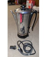 Vintage Universal Coffeematic C4531 Electric Coffee Percolator 12 Cup Works - £37.16 GBP