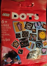 LEGO DOTS Extra Dots 41803 Series 8 Glitter &amp; Shine 115 Pieces (3 Packages) - £8.06 GBP