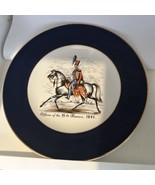Vintage Officer of the 15th Hussars 1841 Wood &amp;Son Plate 10&quot; - £19.34 GBP