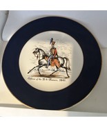 Vintage Officer of the 15th Hussars 1841 Wood &amp;Son Plate 10&quot; - $471.03 MXN