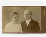 Rahmn of Lund and Malmo CDV Photo Well Dressed Couple 1900&#39;s - $27.72