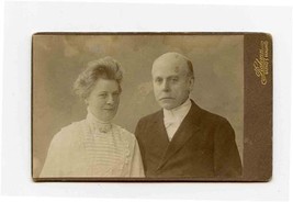 Rahmn of Lund and Malmo CDV Photo Well Dressed Couple 1900&#39;s - £21.80 GBP