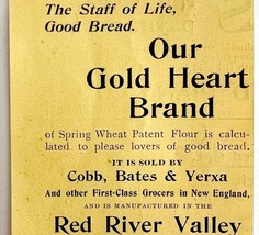 Gold Heart Flour Cobb Bates Yerxa 1894 Advertisement Victorian Baking 2 ... - $378.90 MXN