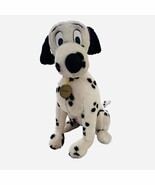 Vintage Disney Pongo 101 Dalmations 15&quot; Plush Stuffed Animal w Collar Me... - $40.56 CAD